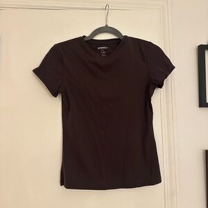 Adanola Dark Brown Short Sleeve Tee